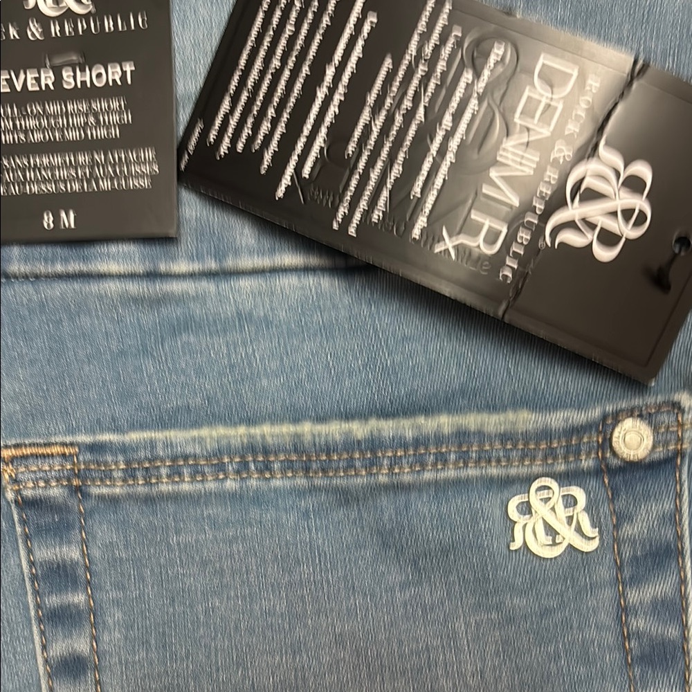 Nwt Rock & Republic High Waisted Fever Short Size 8M - Picture 9 of 11